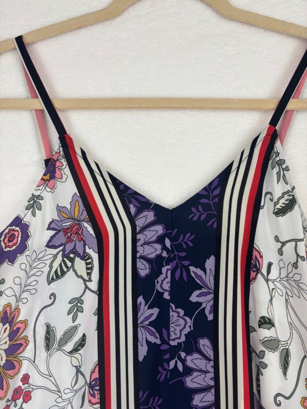 Nanette Lepore 6 Floral Handkerchief Hem Maxi Dress Multicolor Boho Print Hippie - Picture 2 of 6